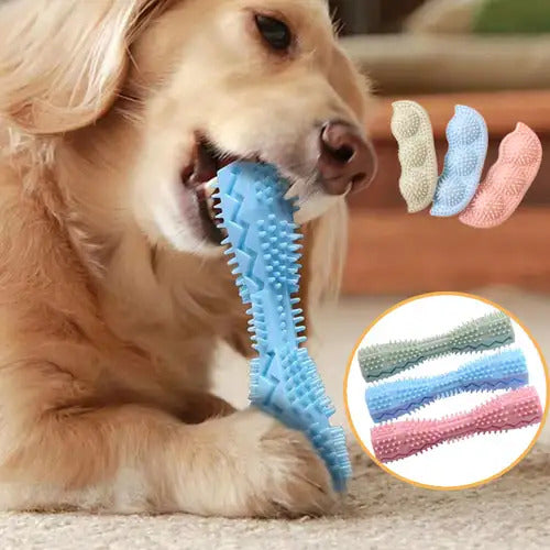Dog Chew Toothbrush Stick – Soft Rubber Dental Toy for Healthy Teeth Gums