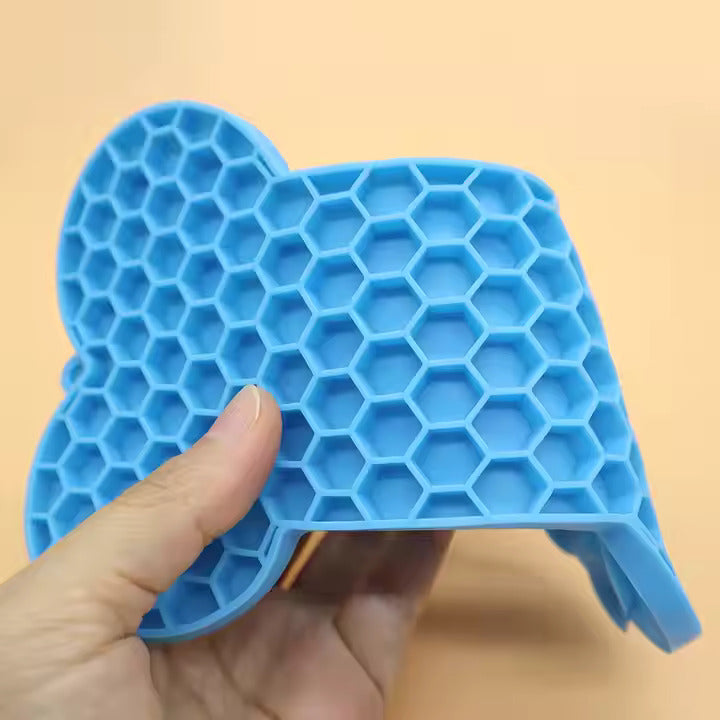 Bone-Shaped Silicone Licking Mat for Dogs & Cats