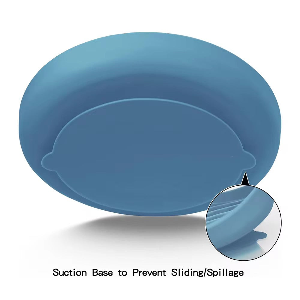 Silicone Slow Feeder Bowl – Anti-Gulping Design for Dogs & Cats