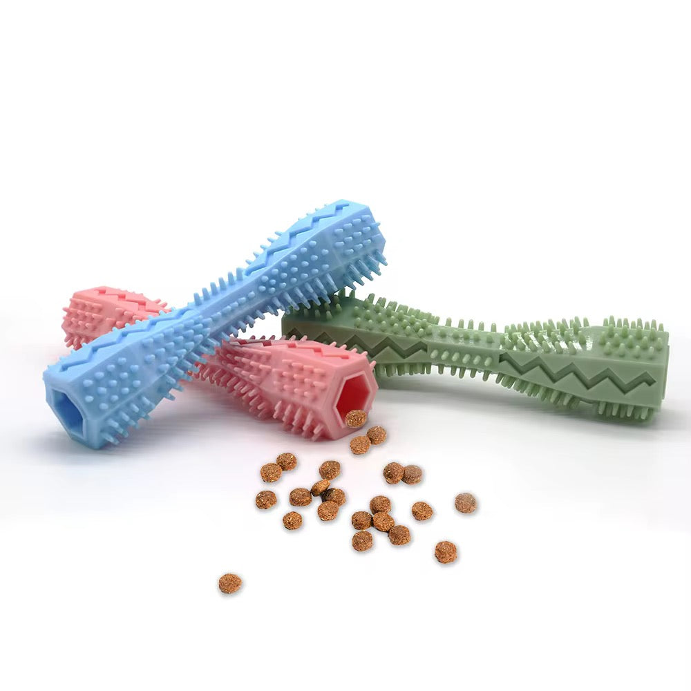 Dog Chew Toothbrush Stick – Soft Rubber Dental Toy for Healthy Teeth & Gums