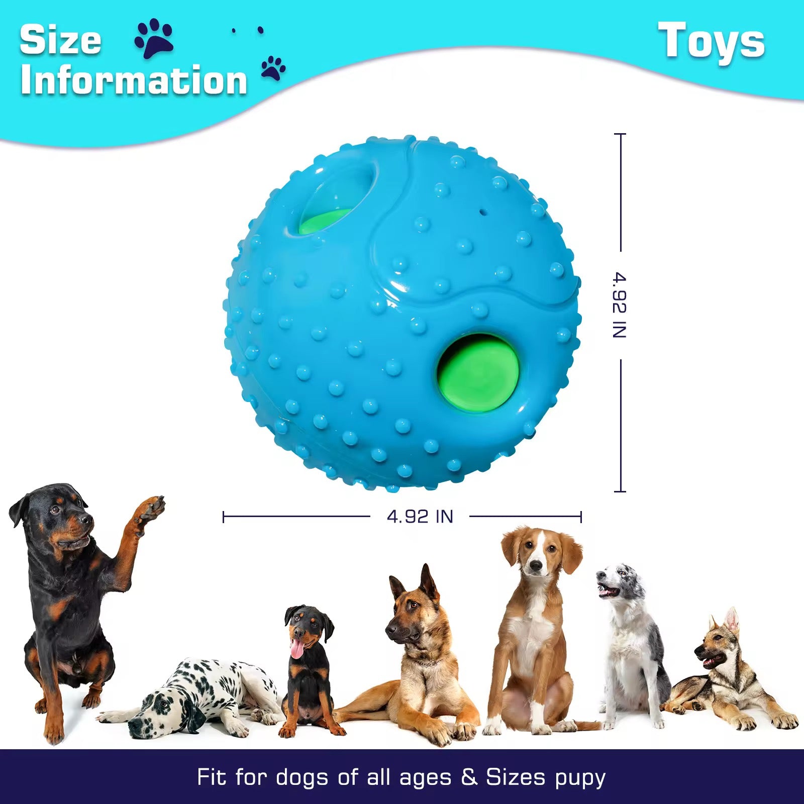 Giggle Ball Interactive Fun Dog Toy with Fun Giggle Sounds