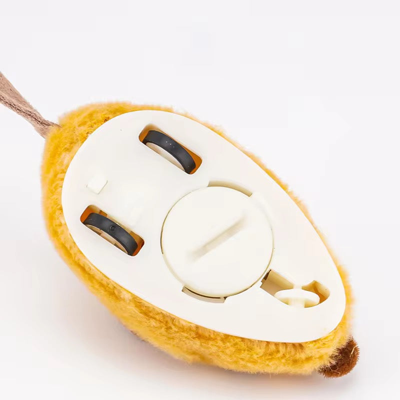 Interactive Cat Toy Mouse – Rechargeable with LED Lights & Feather Tail