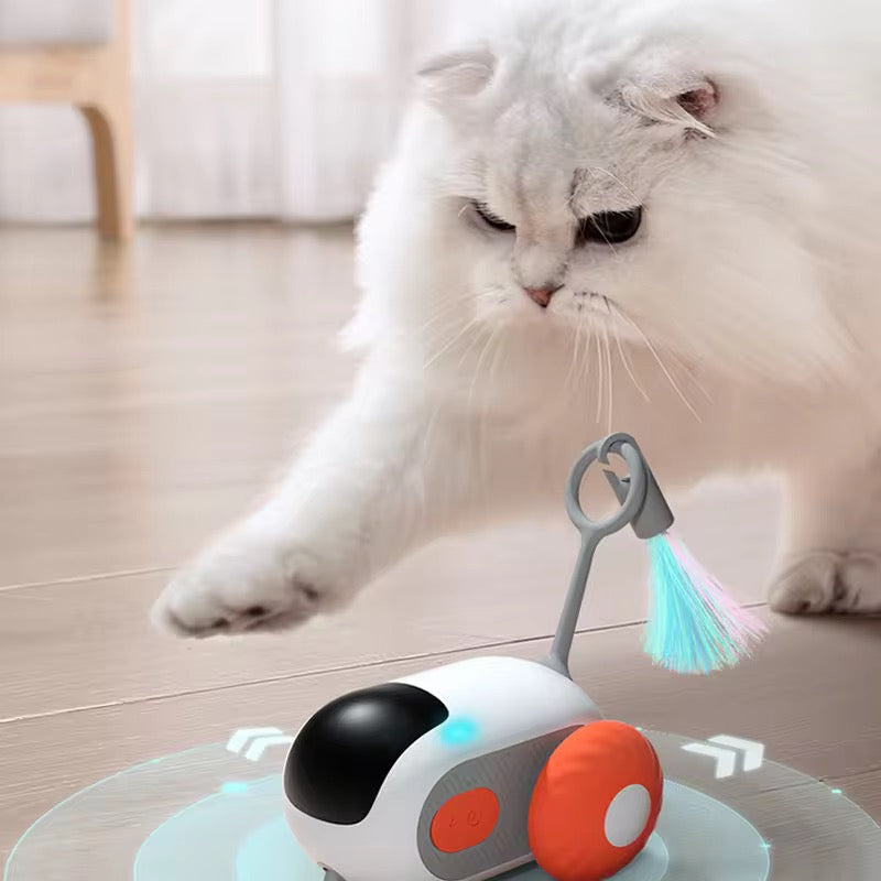 Remote Controlled TurboTail Mouse Interactive Cat Teaser Toy -  With 2 Speed Modes