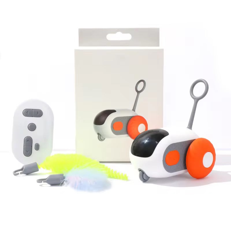 Remote Controlled TurboTail Mouse Interactive Cat Teaser Toy - With 2 Speed Modes