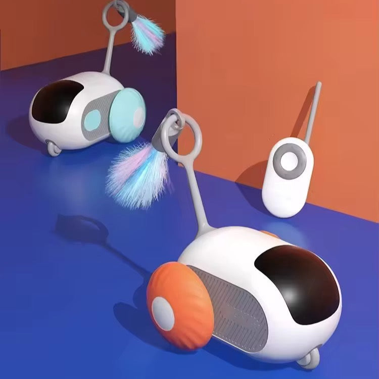 Remote Controlled TurboTail Mouse Interactive Cat Teaser Toy - With 2 Speed Modes