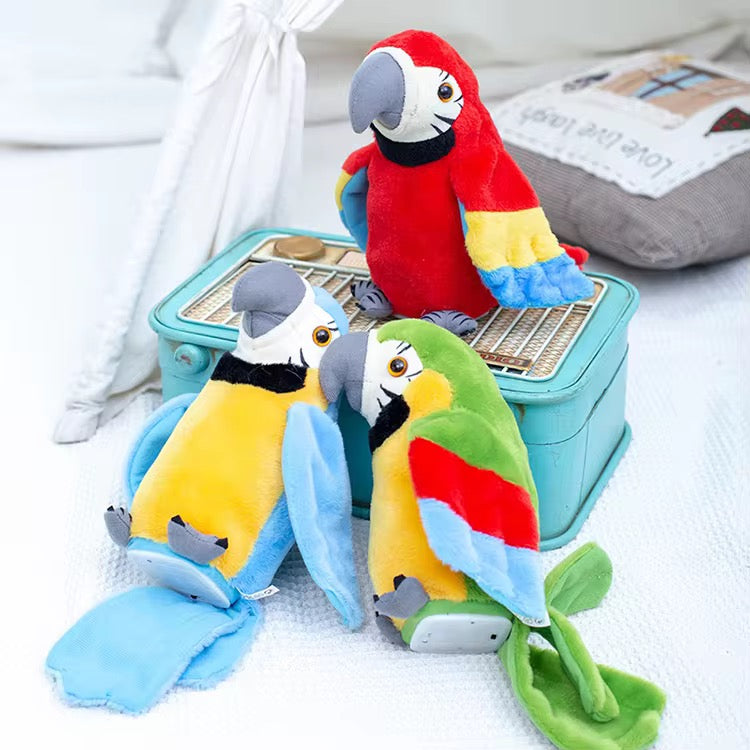 Interactive Talking Toy for Dogs & Cats – Voice Repeating Plush Pet Toy