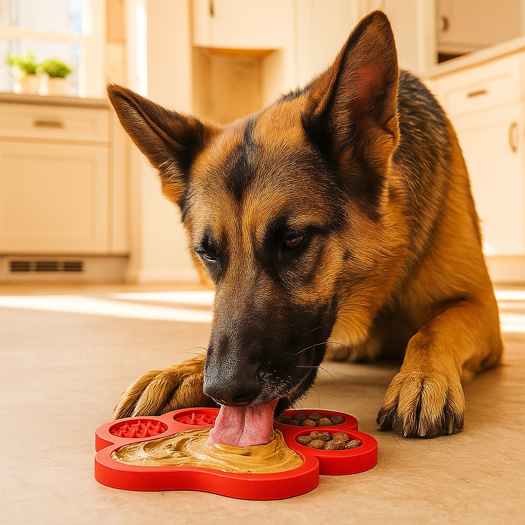 Paw-Shaped Silicone Licking Mat for Dogs & Cats