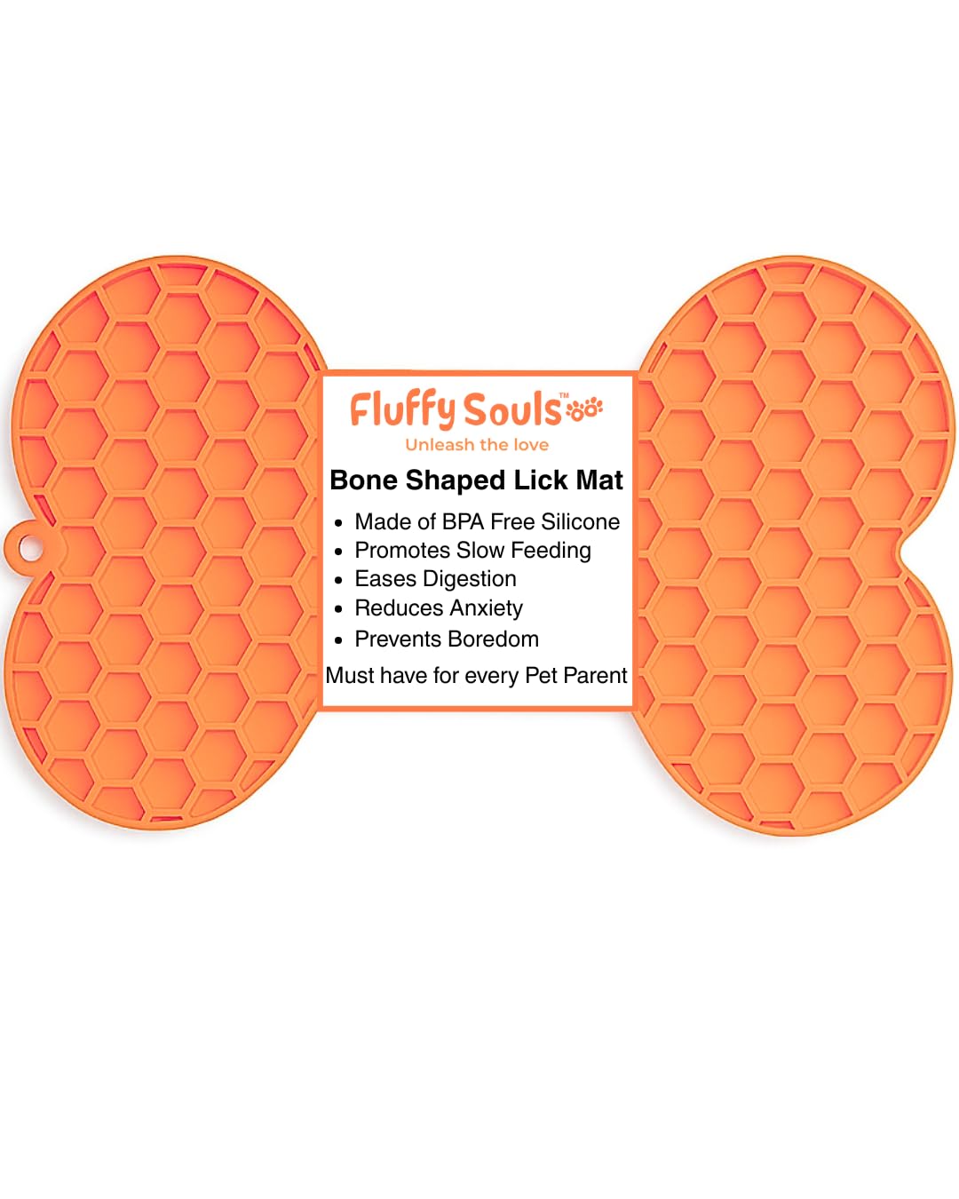 Bone-Shaped Silicone Licking Mat for Dogs & Cats